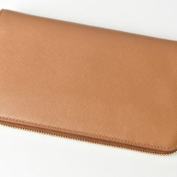 Prada Wallet Long Wallet 1 M0506 Saffiano Metal Shape Pressed Leather - Picture 2 of 10